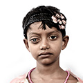 mithila/ 7 years/ chik keshibploz/ student/ eye operation two years ago